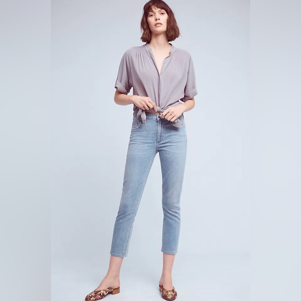 Citizens of Humanity Rocket Crop High Rise Skinny Jeans